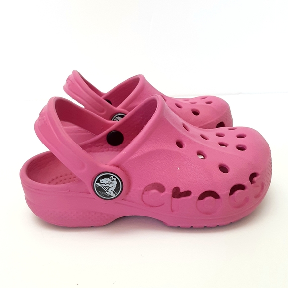 CROCS Shoes Crocs Baby Clogs Girls Pink Slip On Shoe Toddler 67